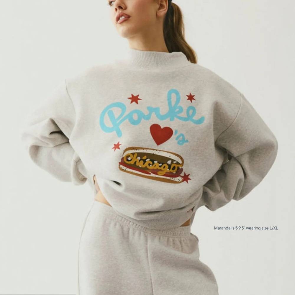 PARKE Chicago Graphic Mockneck NWT - Picture 4 of 6